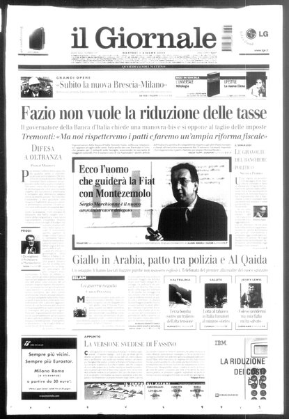 Il giornale : quotidiano del mattino